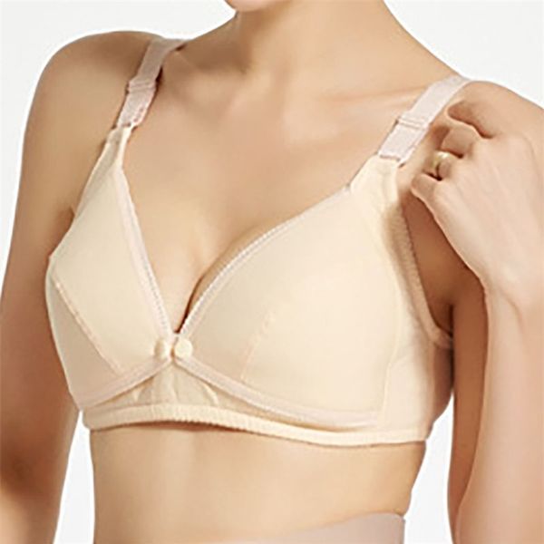 Verão e Primavera Elegante Lace Decor Enfermagem Bra Bra Livre Mulheres Maternidade Intimates Pijamas 210528