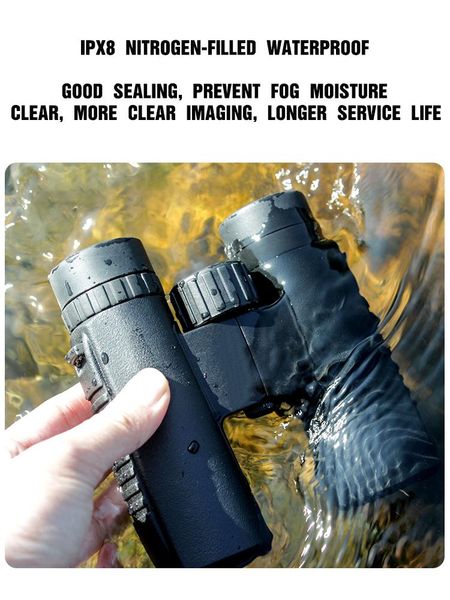 

telescope & binoculars super telepo zoom binoculares profesionales low light night vision 10x26 hd alloy metal waterproof portable outdoor h