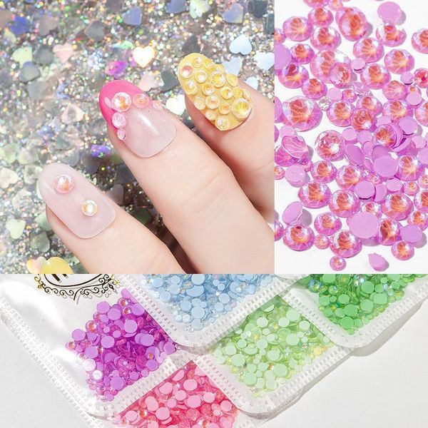

pack 350pcs ss6-ss20 glow in the dark luminous nail crystals rhinestones, flatback fluorescent 3d charm1, Silver;gold