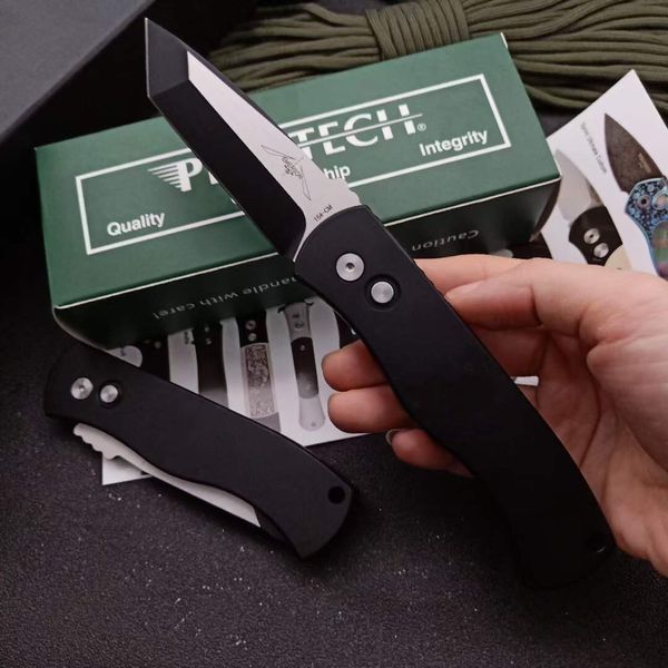 CQC7 Coltello pieghevole automatico 3,26 pollici 154-CM Acciaio di alta qualità Forgiatura della lama T6 Manico in alluminio aeronautico EDC AUTO