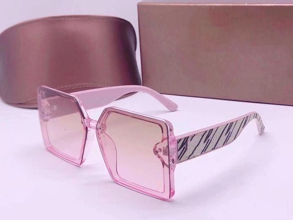 

summer sunglasses man woman fashion glasses retro square frame design uv400 6 color optional womens come with package 714, White;black