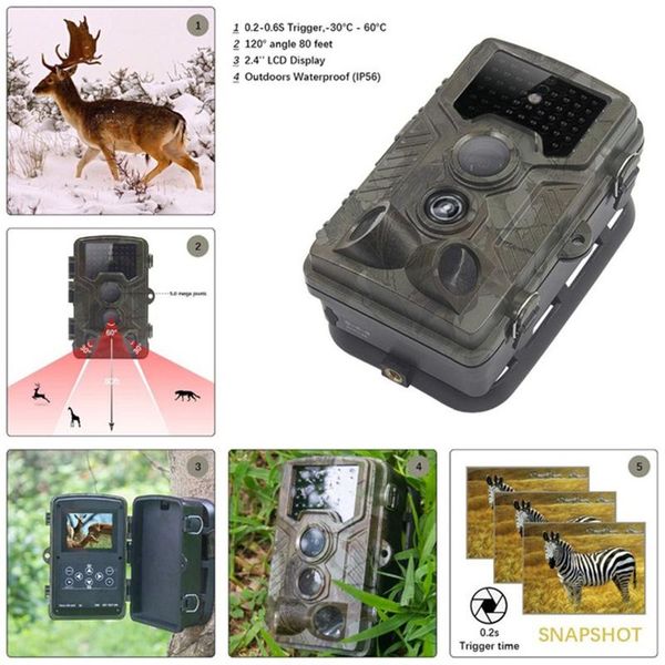 

hunting cameras hc800a chasse camera full hd 12mp 1080p video night vision infrared trail mms scout ir po traps wild