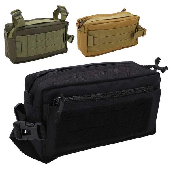 

outdoor bags molle pouch waist pack shoulder bag adjustable multi purpose for