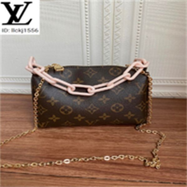 

cross brand designer luxury 588c m68909 pink bags new chain clutch bag women handbags totes iconic bags handles shoulder body bag, Red;black
