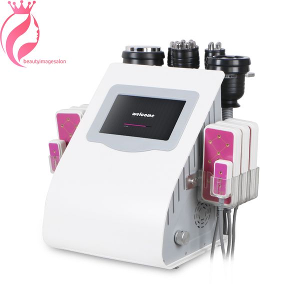 

6 in 1 40k cavitation 3d rf 650nm led laser body slimming shaping device for salon