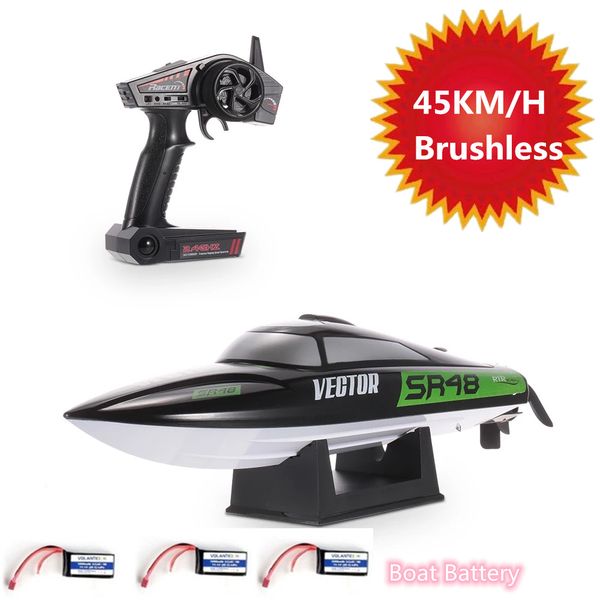 

45cm big size remote control racing boat brushless motor 45km/h high speed rc speedboat toy with battery vs 797-4 79703 797-4