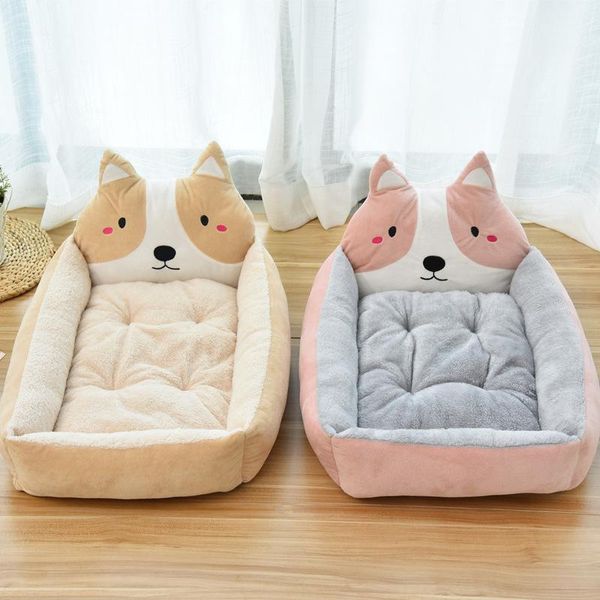 

cartoon pet kennel cat four seasons universal dog bed mat supplies beds & furniture