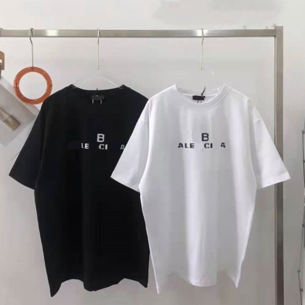 

t shirt 21 spring and summer fashion brand paris home mosaic letter comfortable simple casual couple short sleeve, White