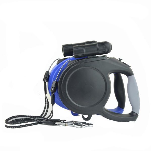 

dog collars & leashes brand 8m 40kg weight pet retractable leash lead with led for large medium