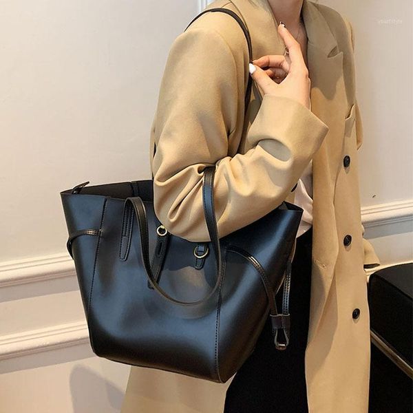 

evening bags retro handbag women's bag autumn 2021 fashion trendy simple large capacity shoulder korean tote