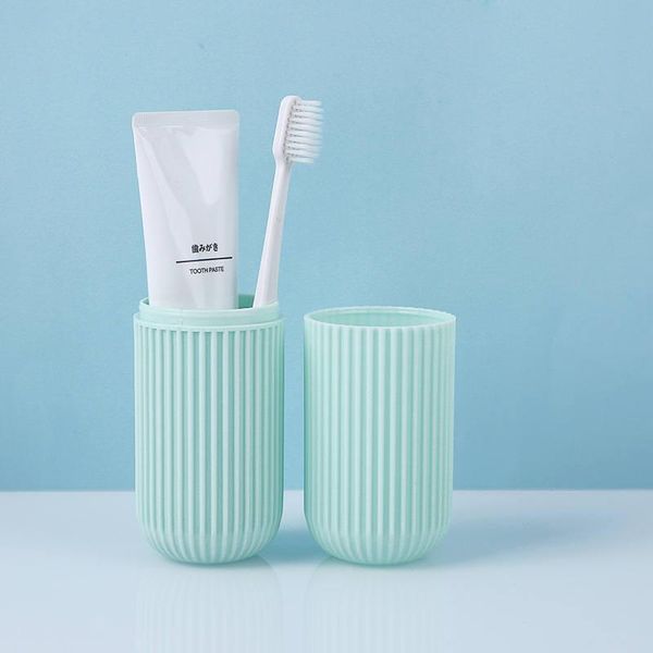

toothbrush holders portable travel toothpaste holder cap case household storage cup outdoor bathroom accessories 1pc