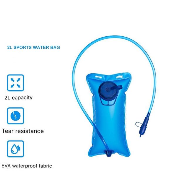 

hydration packs portable collapsible for outdoor recreation water flask backpack tourism camping supplies cycling picnic 2l capacity