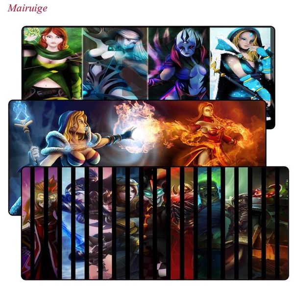 

mouse pads & wrist rests mairuige dota 2 big gaming speed pad white locking edge desk keyboard mat rug large game mousepad gamer for csgo lo