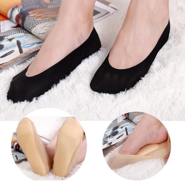 

women summer invisible boat socks fashion girl cotton non slip low cut black beige slipper sox ultrathin no show short & hosiery, Black;white