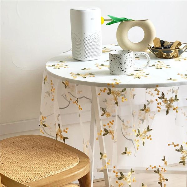 

fowecelt 135*200cm tablecloth floral wedding birthday party decoration dining table cover rectangular ins coffee cloth