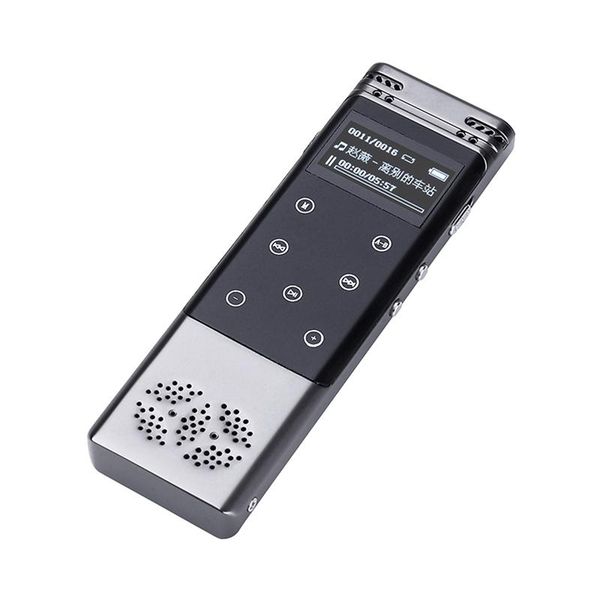 

digital voice recorder portable music player usb sound 8gb light weight with built-in mic for lesson meeting wav