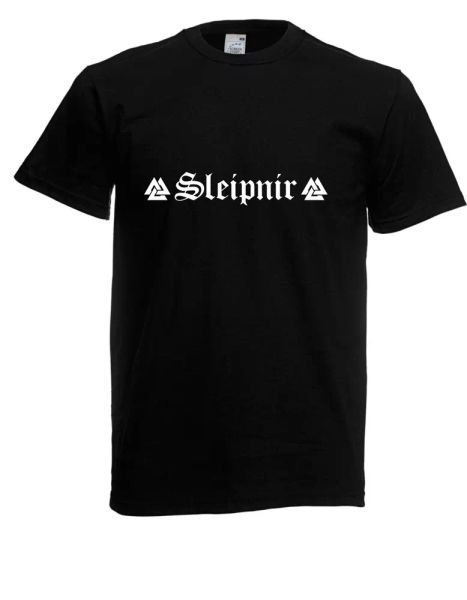 

mens t-shirt sleipnir until 5xl, White;black