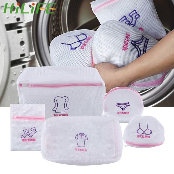 

laundry bags hilife basket bag embroidered machine washable mesh bra lingerie special wash foldable