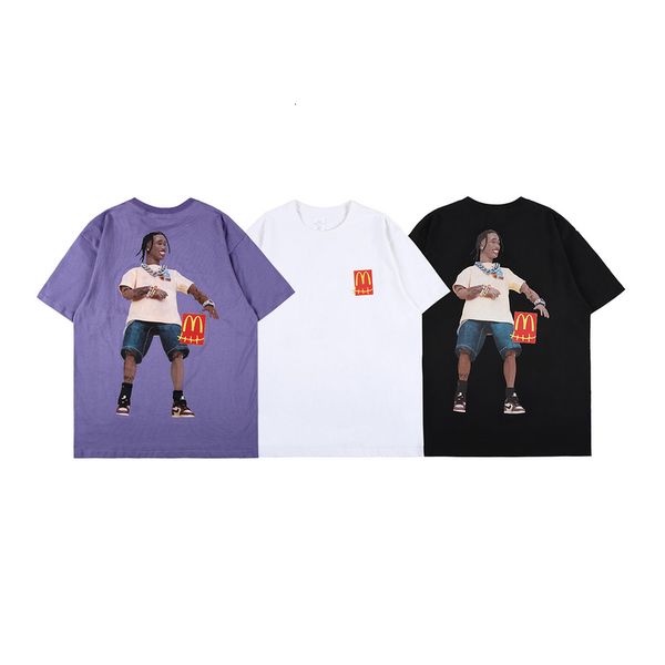 

men's t-shirts astroworld - men's and women's cotton t-shirts, round neck shirts, cactus jack, travis scott, casual, White;black