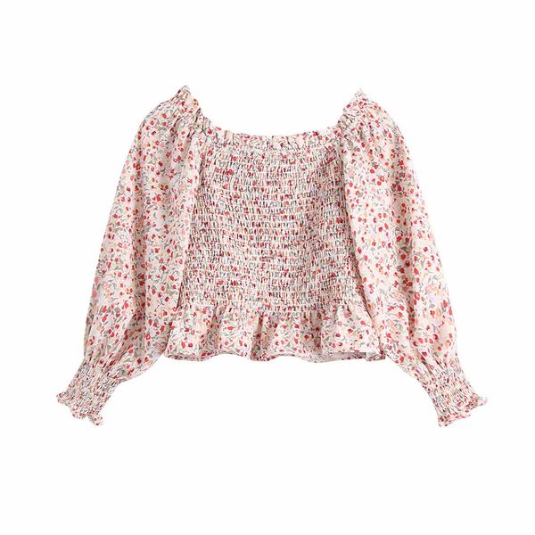

women's blouses & shirts mode 2021 elegant shirts office lady buttoned-up woman's blouse print long sleeve, White