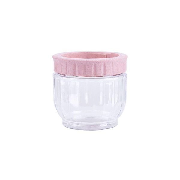 

kitchen transparent storage container with lids sealing pot cereal grain bean rice sealed plastic milk powder jar x3uc bottles & jars