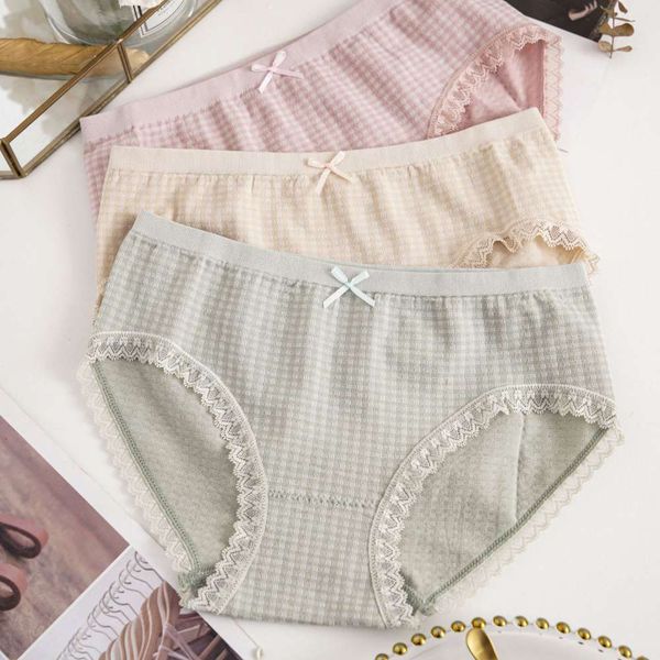 

autumn winter seamless crotch briefs medium waist large shorts, Black;pink