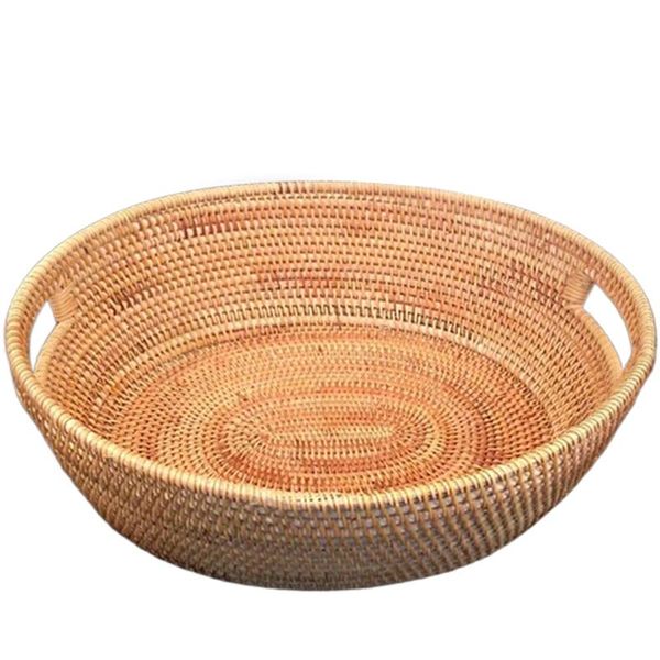 

vietnam autumn woven rattan fruit basket candy snack organizer pastry dessert tray beautiful storage baskets