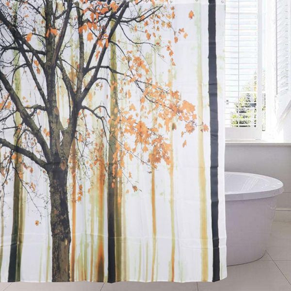 

shower curtains digital 3d print pattern waterproof polyester fabric curtain with plastic hooks for bathroom house decor collection
