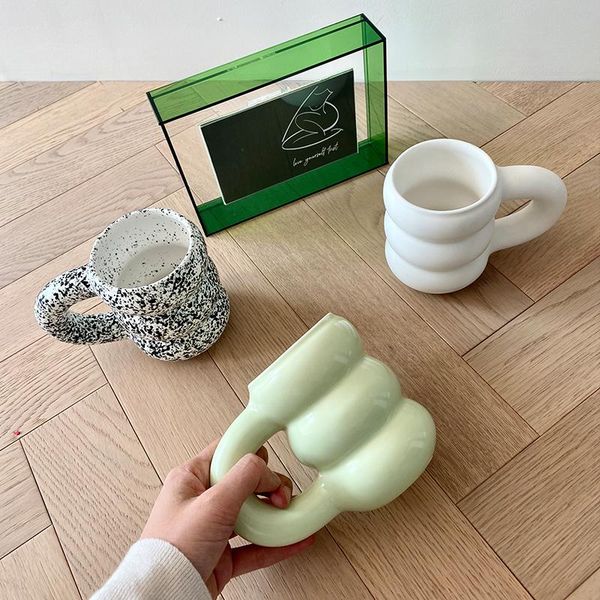 

mugs nordic tyre shape coffee personalized handmade ceramic cups kitchen office drink tea milk water mug cup luxury gift for her