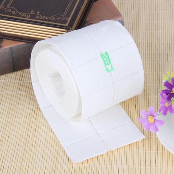 

nail art kits 500pcs cotton wipe white nails polish gel remover pads tips cleaning napkins manicure deglazing lint paper