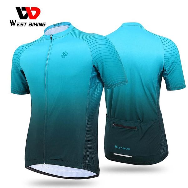 

racing jackets west biking pro cycling jersey summer short sleeve sport shirt cool quick dry mtb road bike team men clothing, Black;red