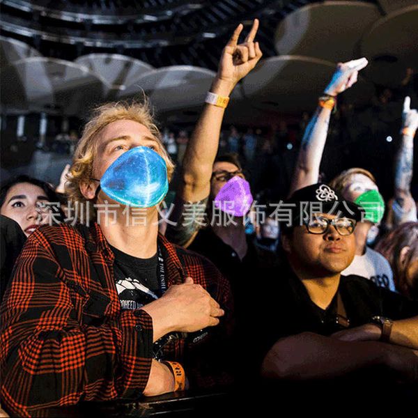 

luminous mask, halloween party bar, disco, led flash mask