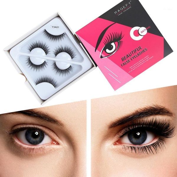 

12pairs false eyelashes natural long 3d mink lashes thick makeup eyelash extension wispy faux cils maquiagem1