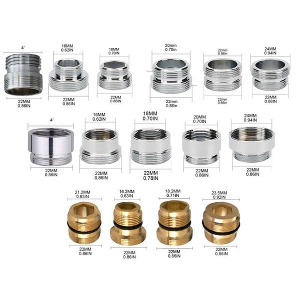 

kitchen bathroom tap parts brass faucet adapter water purifier aerator connector other faucets, showers & accs