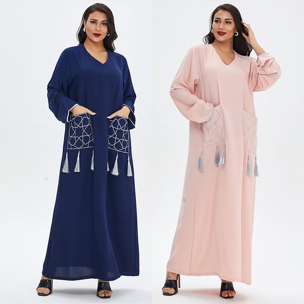 

luxury casual drssummer casual muslim dubai abaya drs, Black;gray
