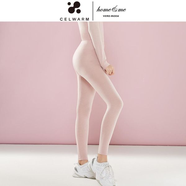 

vero moda womens thermal base close-fitting leggings 319365501, Black