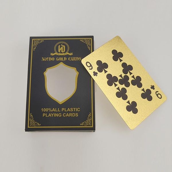 

party favor 2021 colored gold playing card wholesale 24k cards