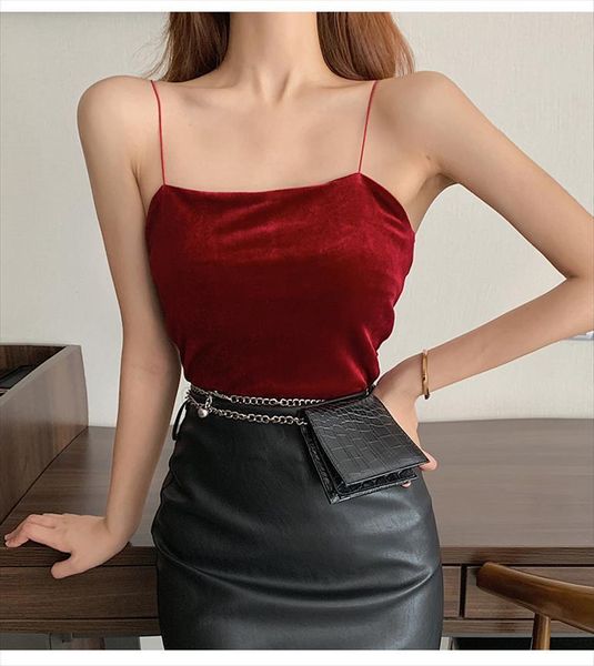 

girls cropped pleuch women camis soft velour crop, White