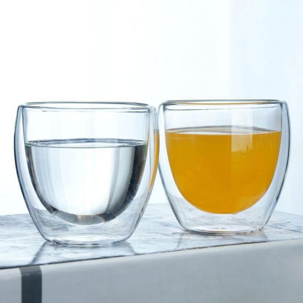 

mugs 1/4/6pcs double wall s glass espresso