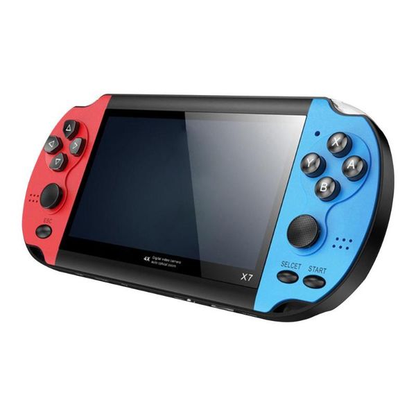 

portable game players handheld console display nostalgic classic gaming device 4.3 inch x7 mini 8gb built-in 3000