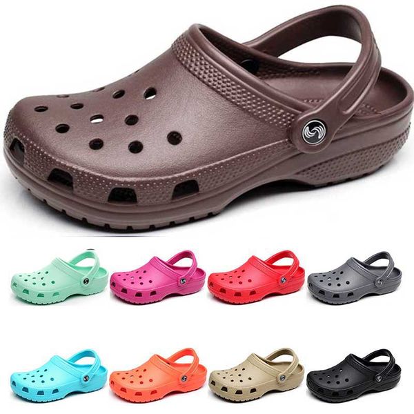 

378 ale fashion sandals slip on casual beach waterproof shoes men classic nursing clogs hospital women slippers work medical, Black