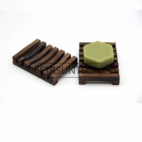 

soap dishes 100pcs wooden dish tray shower plate bathroom container storage box
