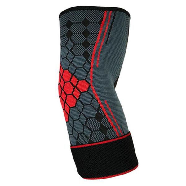

1pc protectors badminton sports high elastic tennis breathable elbow pads basketball training fitness non slip & knee, Black;gray