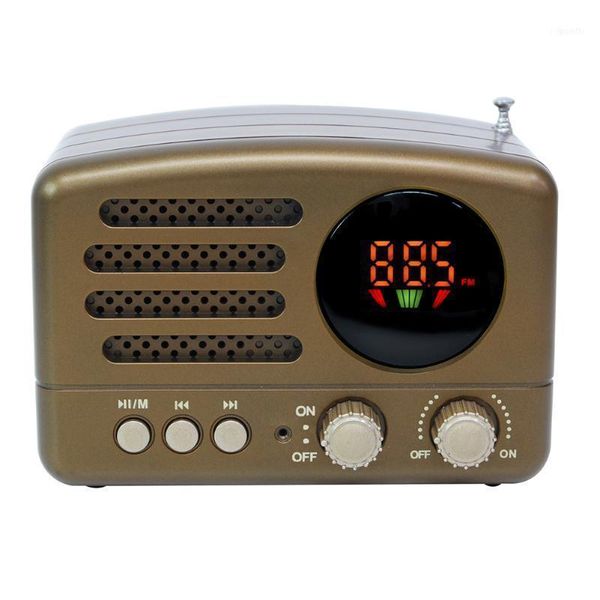 

manual bluetooth with antenna mini fm am portable receiver handheld lightweight high sensitivity speaker radio tf card slot11