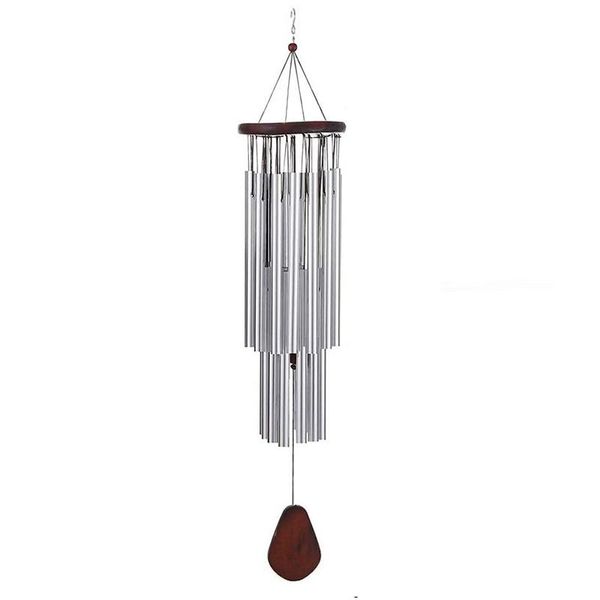 

decorative objects & figurines handmade wind chimes 27 aluminum tubes large outdoor wooden bell memorial backyard church garden decor