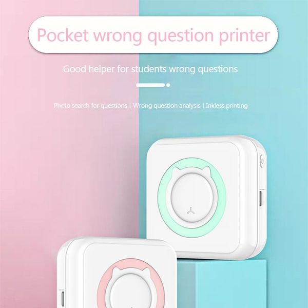 

printers a6he mini phone po wireless printer 200dpi label memo pocket thermal print