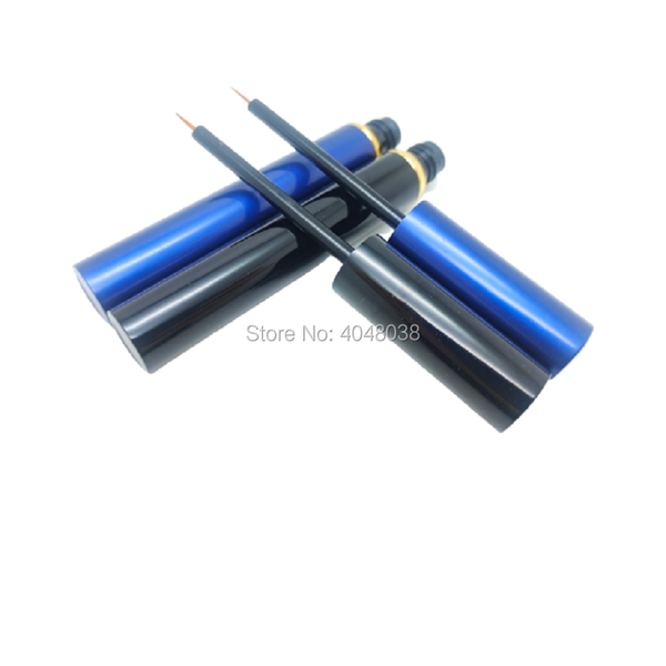 

storage bottles & jars 6ml empty eyeliner container tube aluminum silver blue black cosmetic containers eyelash growth liquid serum 50pcs