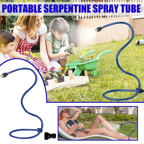 

watering equipments garden spray portable mist fan ring nozzles water fog sprayer cooling system tube outdoor patio