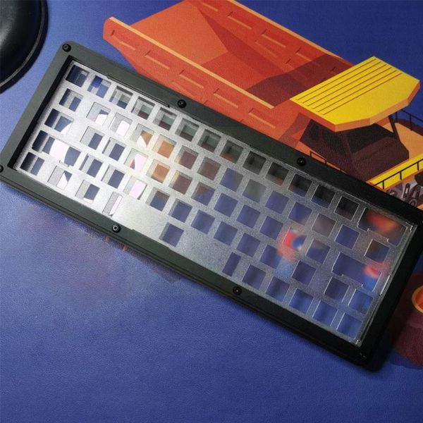 

keyboards stacked acrylic gasket mechanical keyboard kit layout 60% v5g0