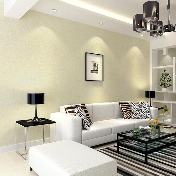 

wallpapers modern solid paint waterproof 3d seamless wall cloth linen non-woven wallpaper bedroom living room tv background decoration q8